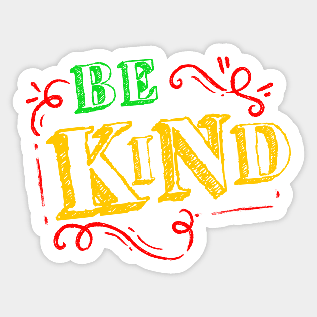 Be Kind Sticker by Abelfashion